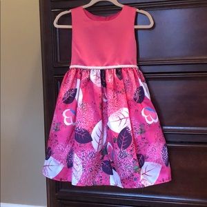 Dorissa satin pink dress